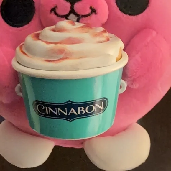 Zuru Snackles Brittany the Bunny Plush with Cinnabon Cupcake. - Picture 2 of 8